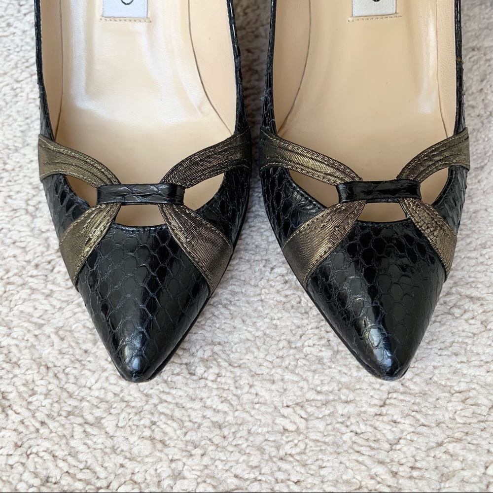 Jimmy Choo Elaphe Pointed Pumps - image 4